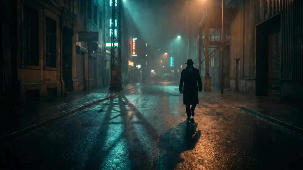 Ambiance sombre évoquant une série thriller de 2026